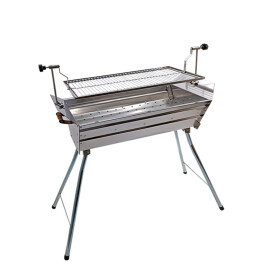 Mangal Ararat Edelstahl 2mm Schaschlikgrill mit...