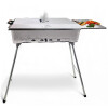 Mangal Astana Deluxe mit 11er Spießdreher Grillmotor USB und Powerbank BBQ Deckel Grillrost Ablage