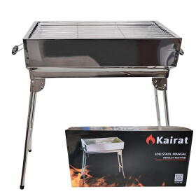 Mangal Kairat Schaschlik Grill mit Drehspießregler