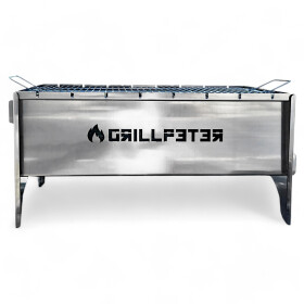 Mangal Anar Deluxe 2mm Campinggrill aus Edelstahl...