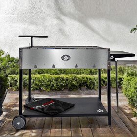 Mangal Batyr Deluxe Edelstahl Schaschlikgrill mit Abdeckhaube Aktion