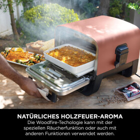 Ninja Woodfire Outdoor Ofen 8 in 1 Pizzaofen Burnt Orange