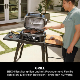 Ninja Woodfire Pro Connect XL Elektrischer BBQ Smoker Grill App-Steuerung