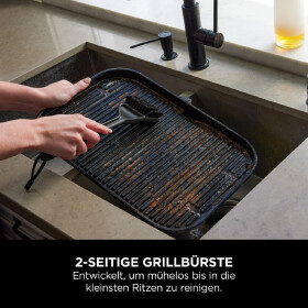 Ninja Woodfire Grill Reinigungsbürste mit abgewinkelten Drahtborsten