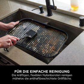 Ninja Woodfire Grill Reinigungsbürste mit abgewinkelten Drahtborsten