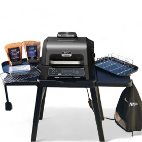 Ninja Woodfire Elektrischer Outdoor Grill Set mit...