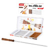 Grillspieß Set mit Holzgriff 6 St Set 60x1,5cm Edelstahl 2 mm