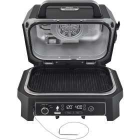 Ninja Woodfire Pro XL Elektrogrill Set Ständer Abdeckung Reinigungsbürste